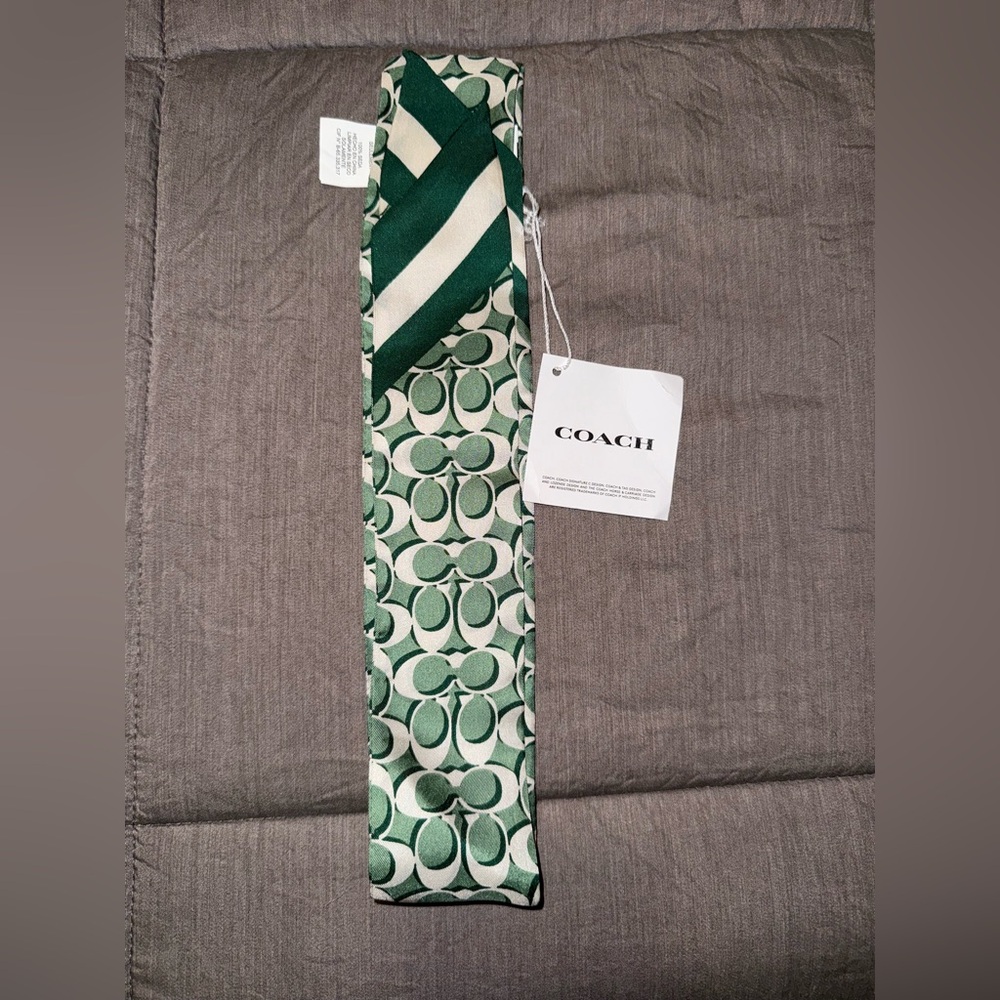 Coach Silk Bandeau scarf